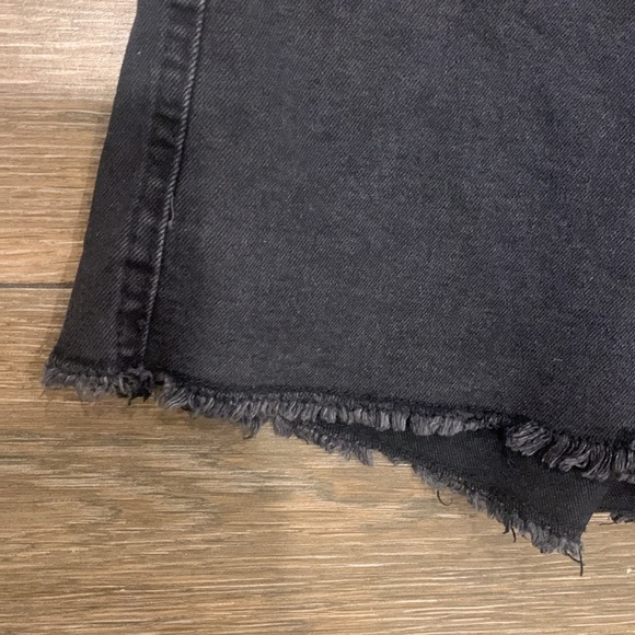 Signature Levi Strauss Heritage high rise black denim shorts sz 12 - Picture 5 of 11